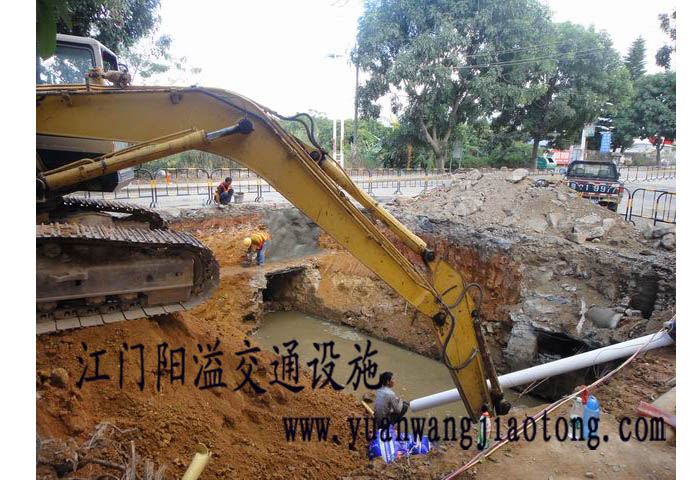 大槐交通疏解现场施工进度